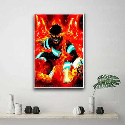 Shinra Kusakabe Canvas Poster