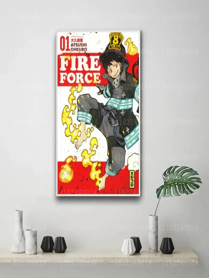Shinra Kusakabe Canvas Poster