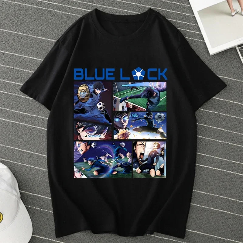 Blue Lock Manga Women Summer Shirt