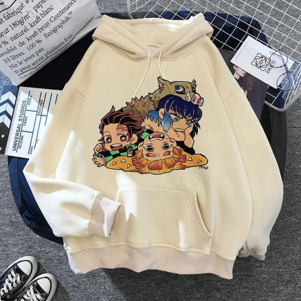 Demon Slayer Mens Fashionable Hoodie