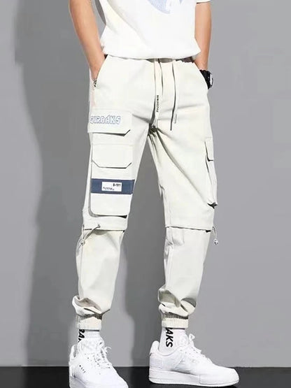 Workwear Loose-fitting Casual Japanese Trousers