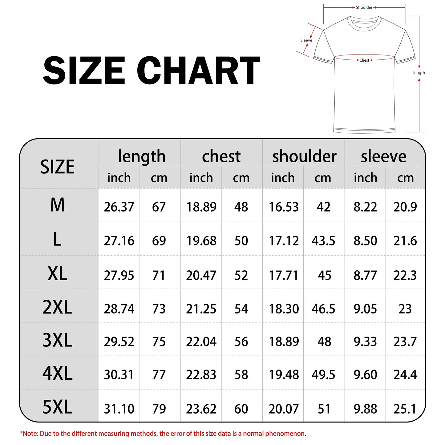 Rose Print T-Shirt Men's Casual