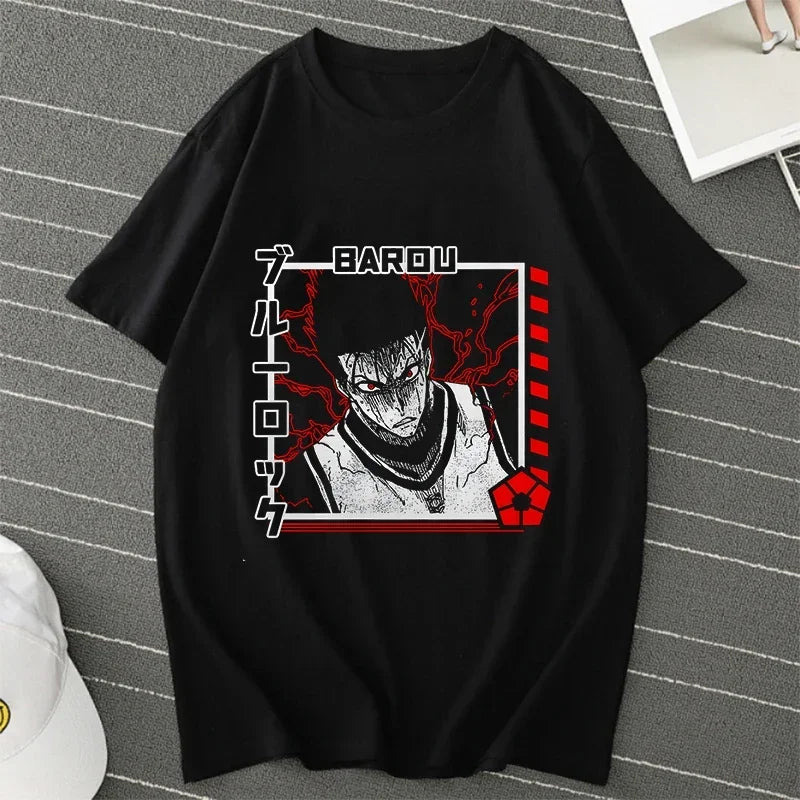 Blue Lock Manga Women Summer Shirt