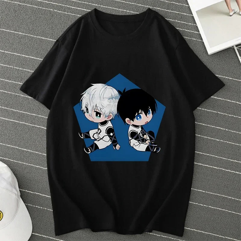 Blue Lock Manga Women Summer Shirt