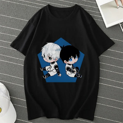 Blue Lock Manga Women Summer Shirt