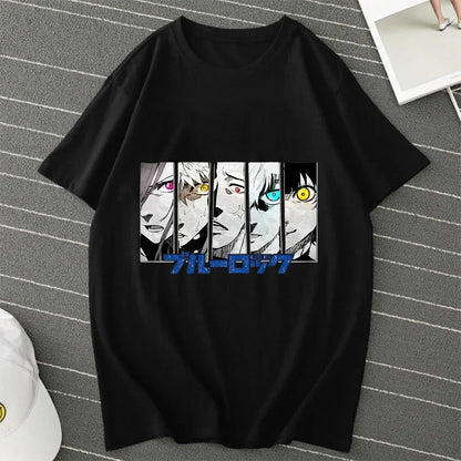 Blue Lock Manga Women Summer Shirt