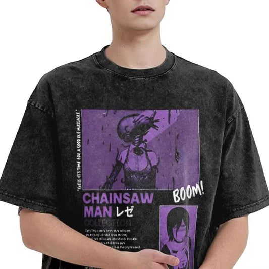 Chainsaw Man Harajuku Male Top