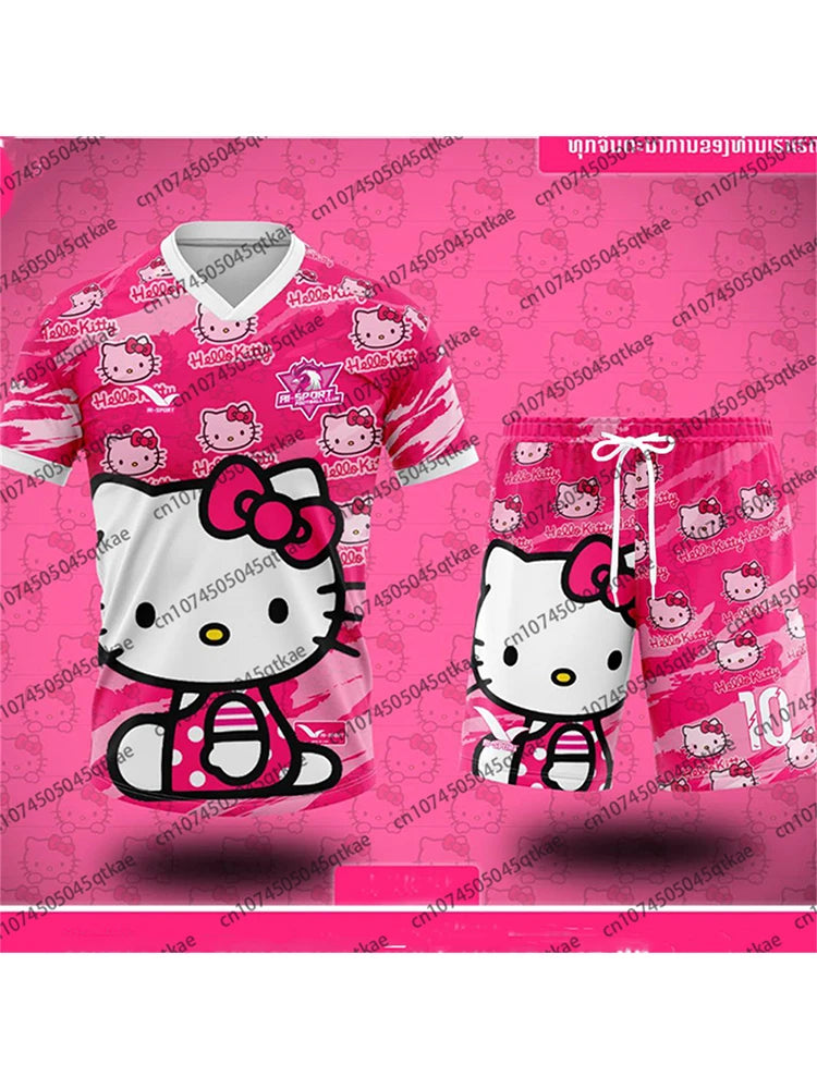 Hello Kitty Football Jersey and Shorts Bundle