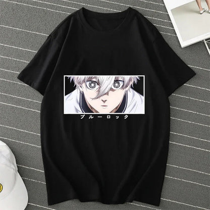 Blue Lock Manga Women Summer Shirt
