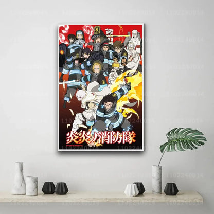 Shinra Kusakabe Canvas Poster