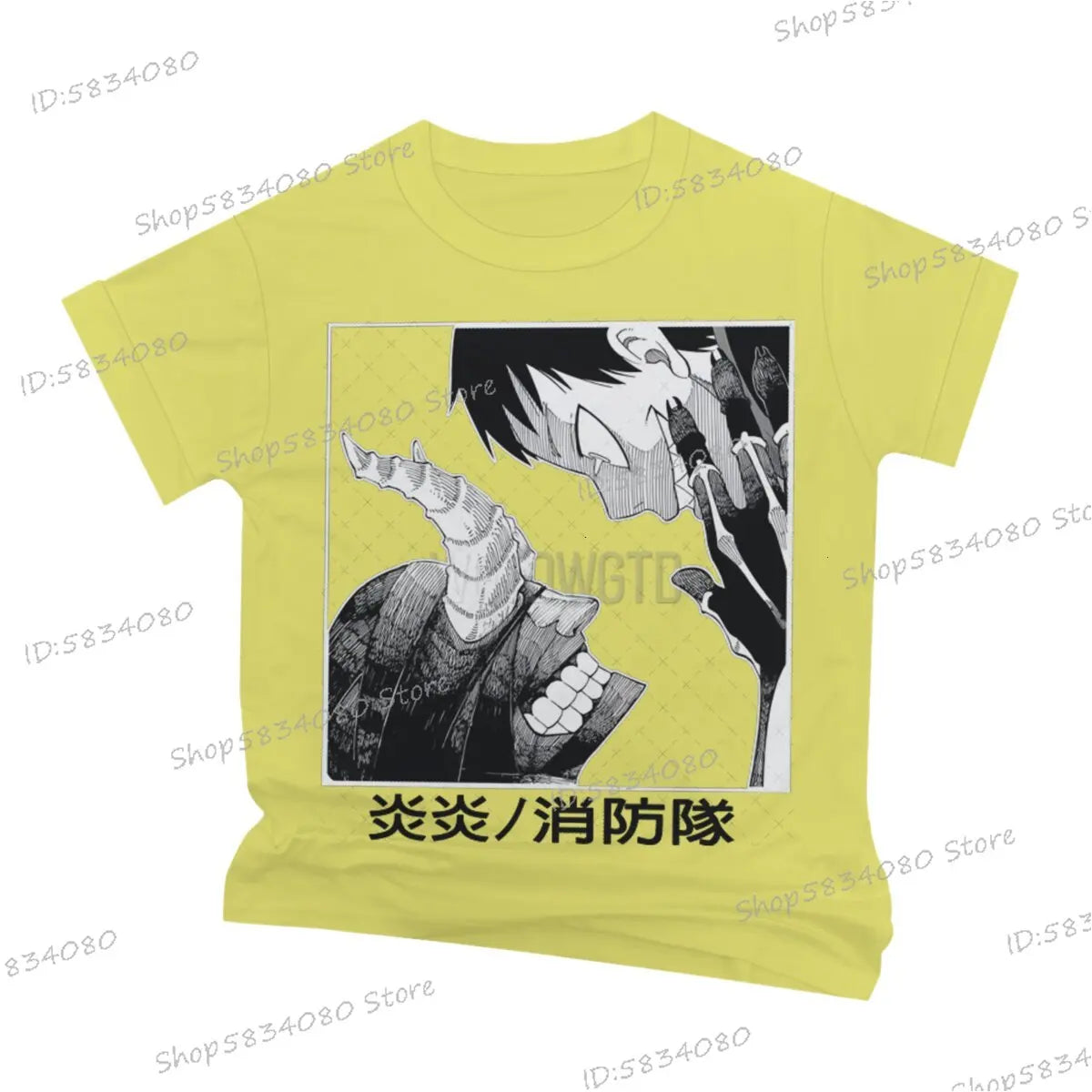 Fire Force T-shrit for Men Women Anime Apparel Soft Tee Gift for Him Fashion Summer Tops Fire Force Graphic Anime Tee T-shirts