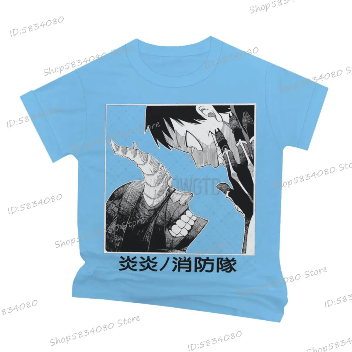Fire Force T-shrit for Men Women Anime Apparel Soft Tee Gift for Him Fashion Summer Tops Fire Force Graphic Anime Tee T-shirts