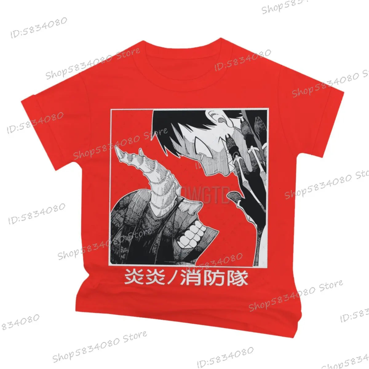 Fire Force T-shrit for Men Women Anime Apparel Soft Tee Gift for Him Fashion Summer Tops Fire Force Graphic Anime Tee T-shirts