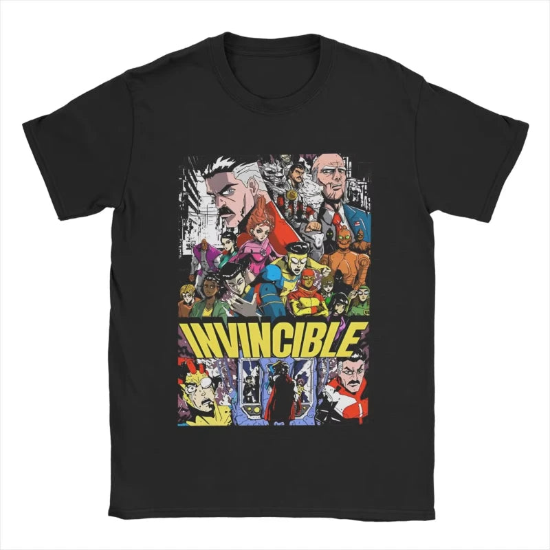 Unisex Manga Style Invincible T-Shirt