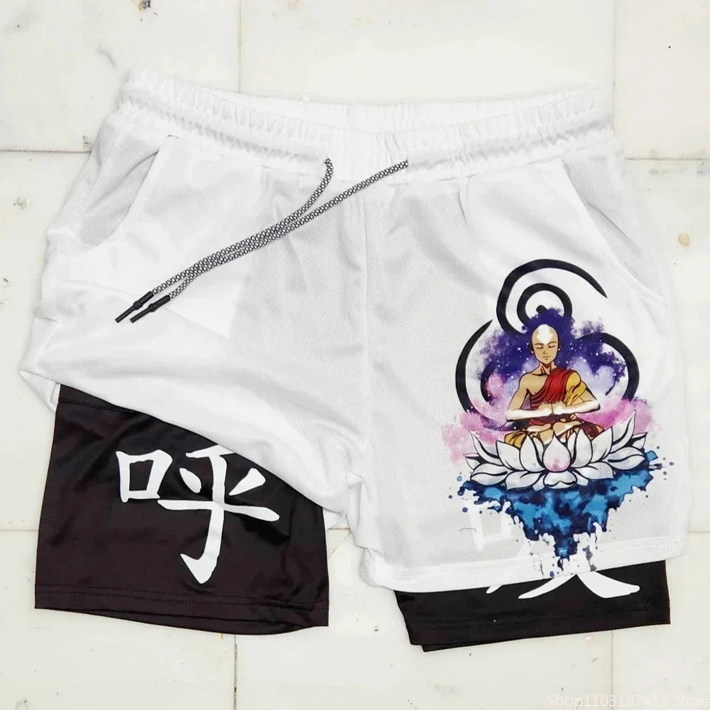 Demon Slayer Double-layer Compression Shorts