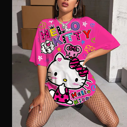 Hello Kitty High Sleeve Fashion Top