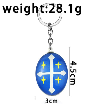 Black Clover Yuno Stone Necklace and Key Chain