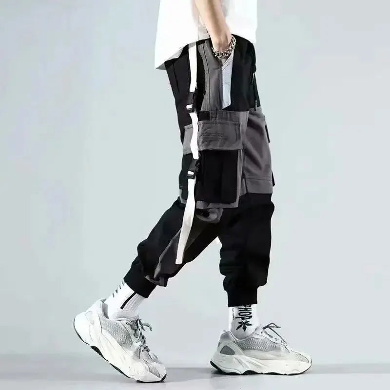 Mens Graphic Loose-Fit Cargo pants