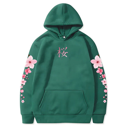 Japanese Blossom Sakura Graphic Hoodiet