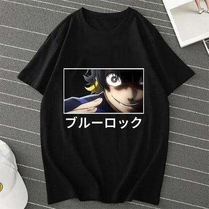 Blue Lock Manga Women Summer Shirt