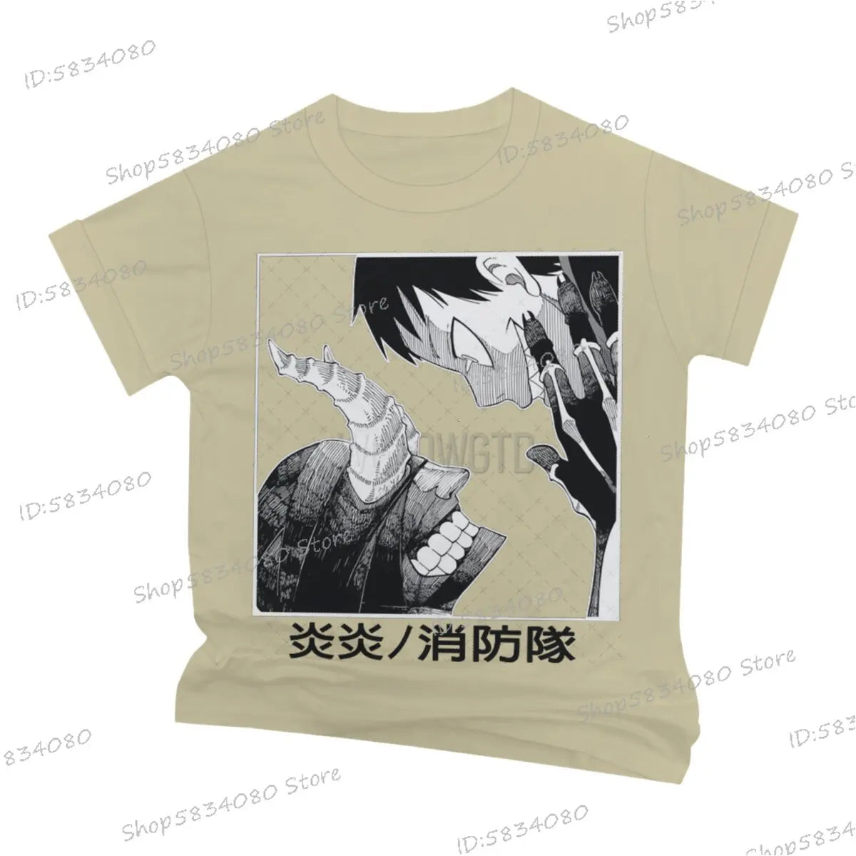 Fire Force T-shrit for Men Women Anime Apparel Soft Tee Gift for Him Fashion Summer Tops Fire Force Graphic Anime Tee T-shirts