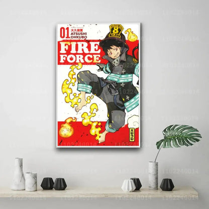 Shinra Kusakabe Canvas Poster