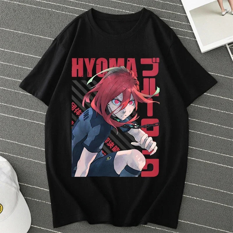 Blue Lock Manga Women Summer Shirt