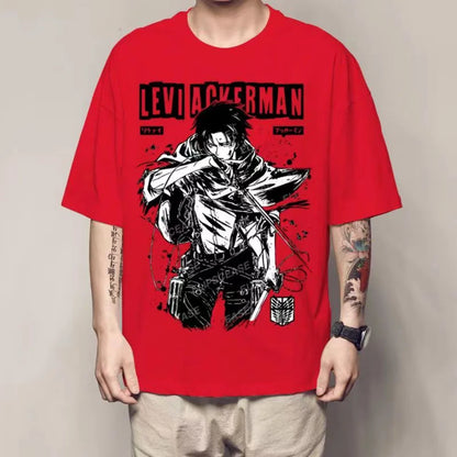 Attack on Titan Levi Ackerman Graphic T-shirt