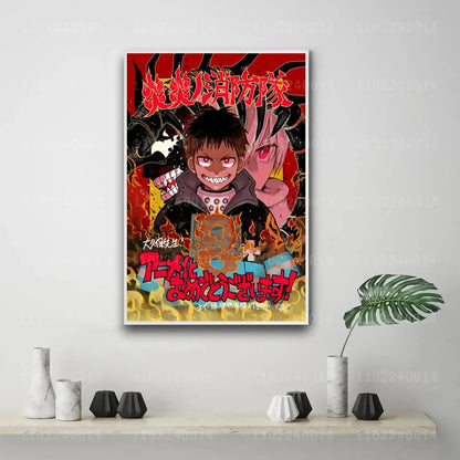 Shinra Kusakabe Canvas Poster