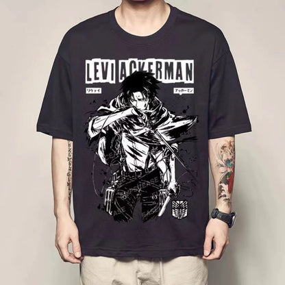 Attack on Titan Levi Ackerman Graphic T-shirt