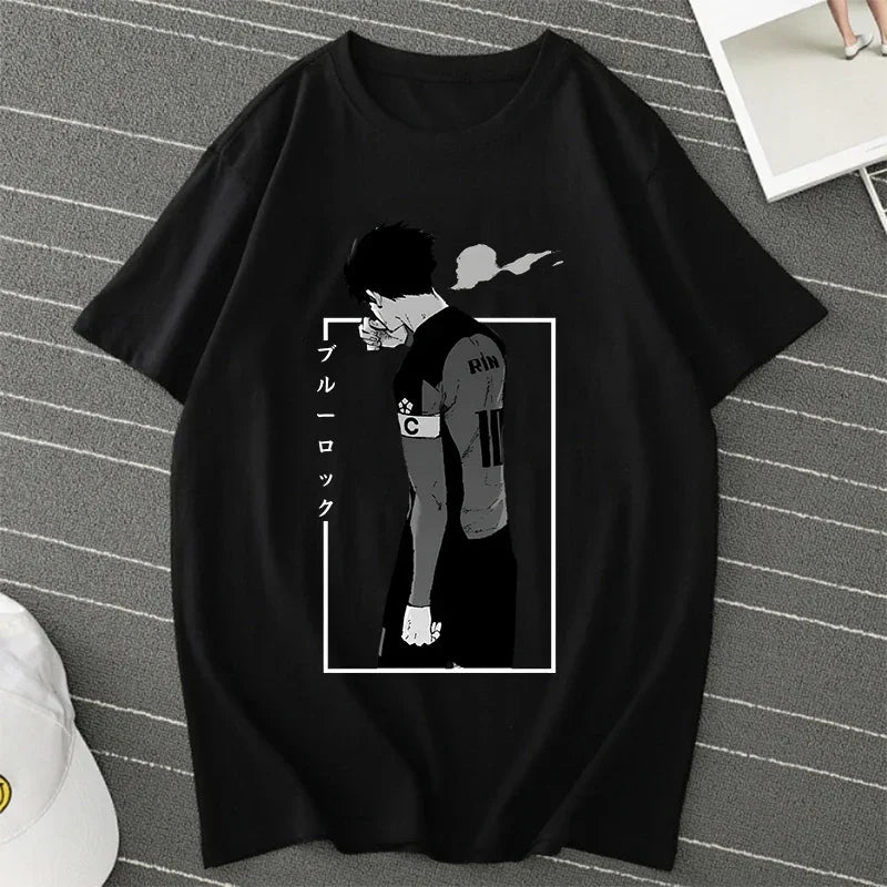 Blue Lock Manga Women Summer Shirt