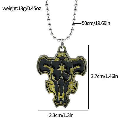 Black Clover Necklace