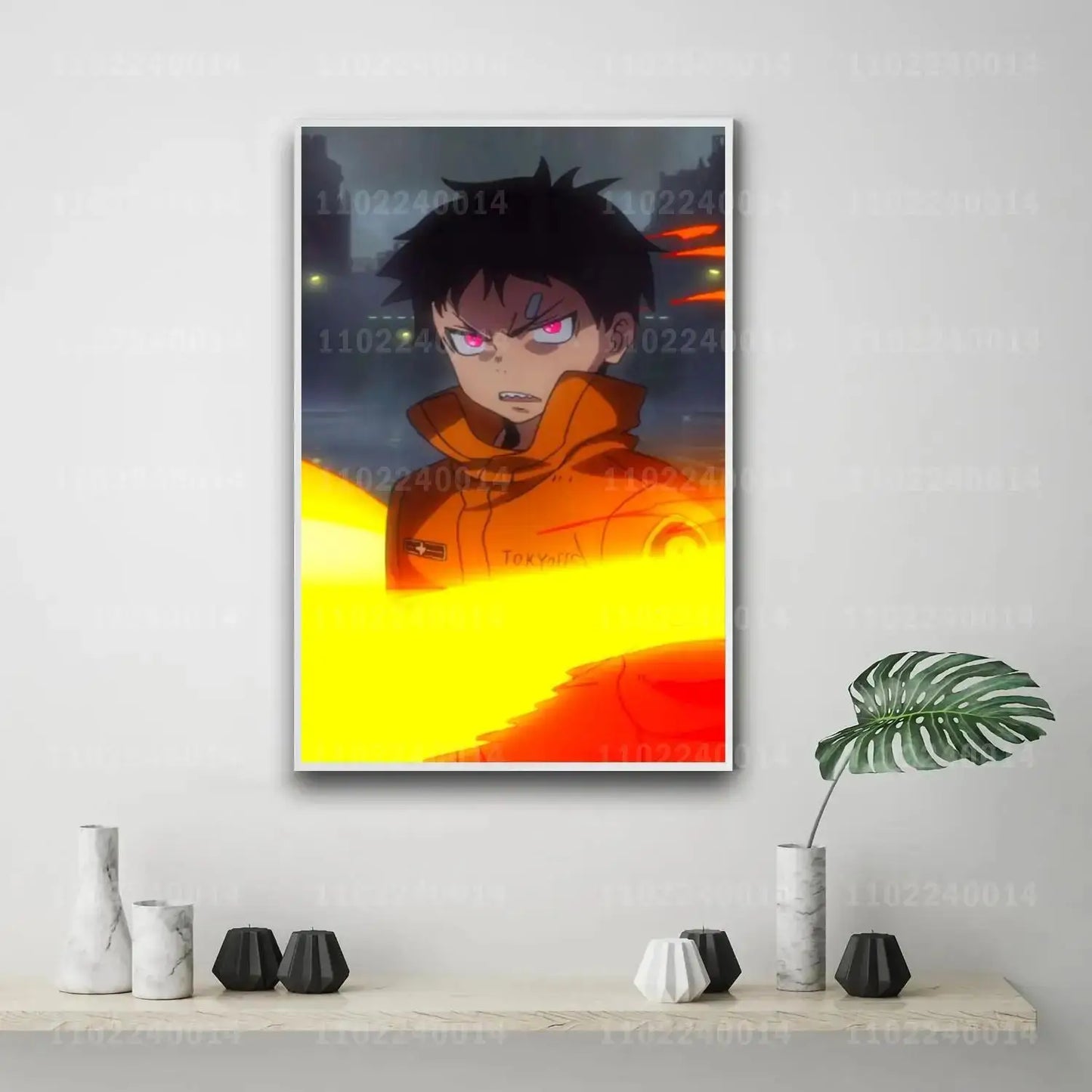 Shinra Kusakabe Canvas Poster