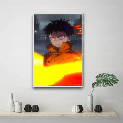 Shinra Kusakabe Canvas Poster