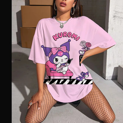 Hello Kitty High Sleeve Fashion Top