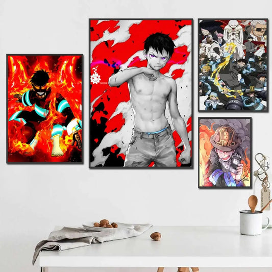 Shinra Kusakabe Canvas Poster