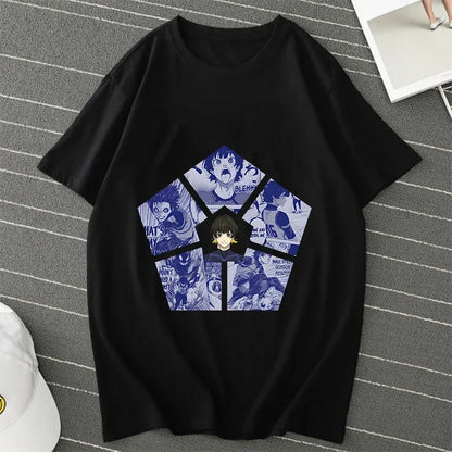 Blue Lock Manga Women Summer Shirt