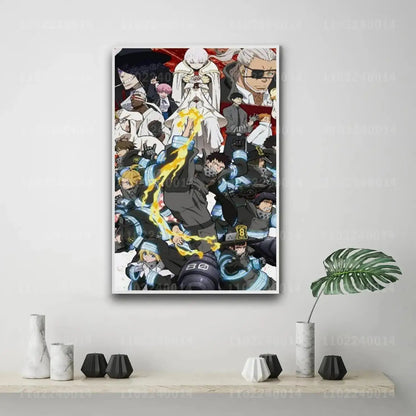 Shinra Kusakabe Canvas Poster