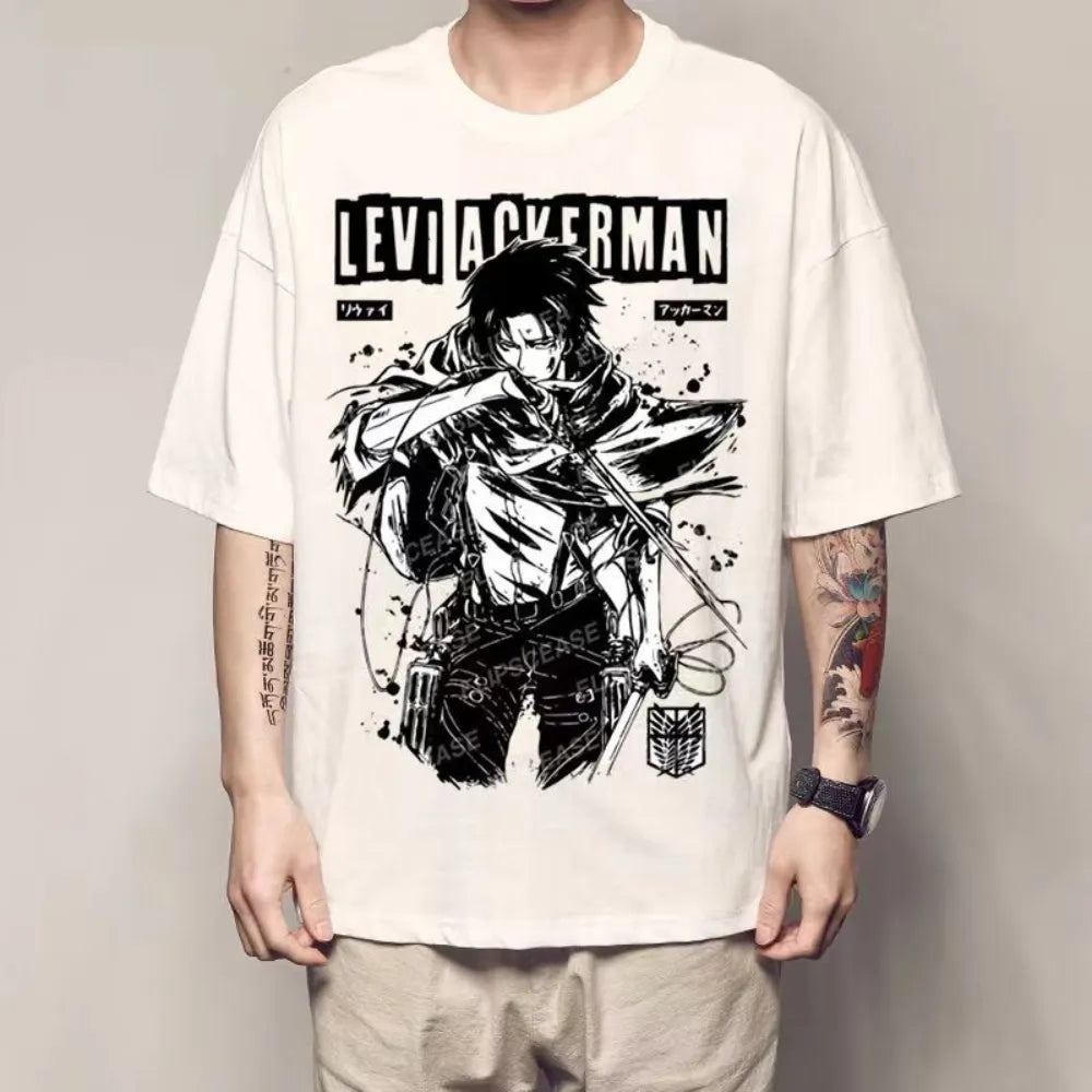 Attack on Titan Levi Ackerman Graphic T-shirt