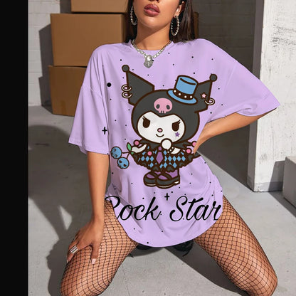 Hello Kitty High Sleeve Fashion Top
