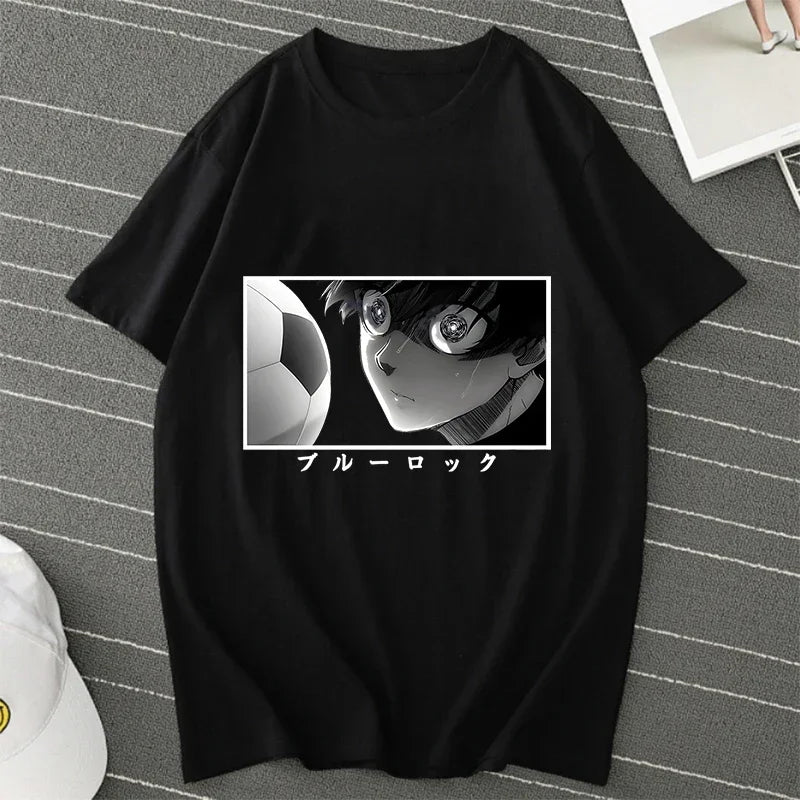 Blue Lock Manga Women Summer Shirt