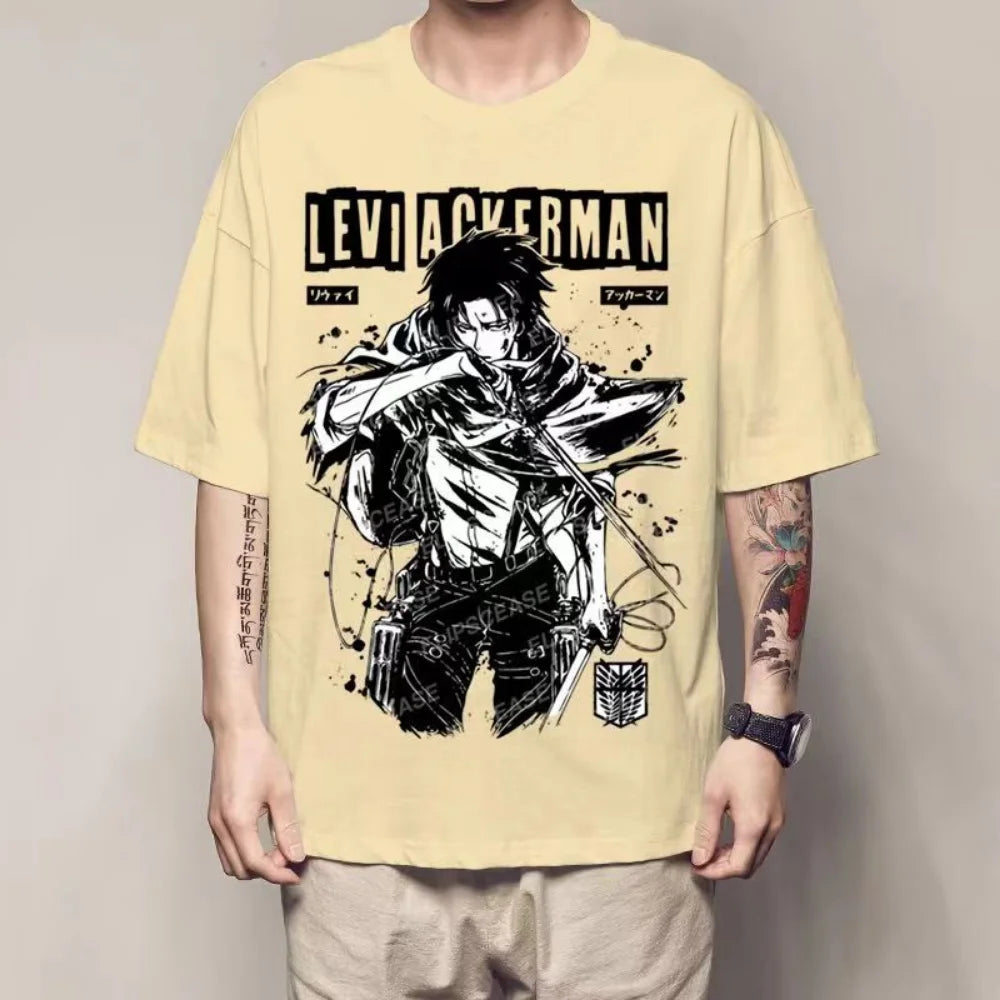 Attack on Titan Levi Ackerman Graphic T-shirt