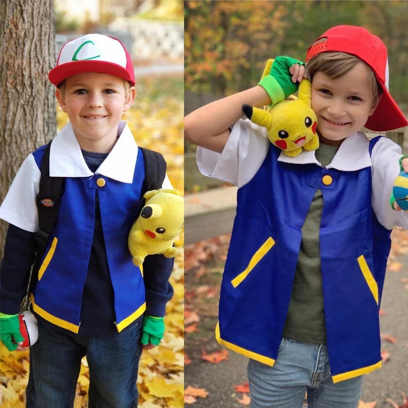 Ash Ketchum Costume Pokemon