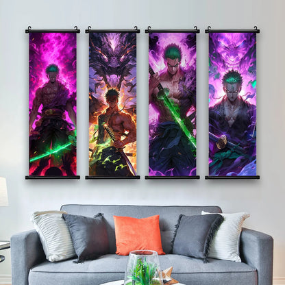 Hanging Zoro Roronoa Canvas Art Poster