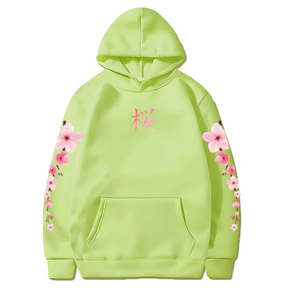 Japanese Blossom Sakura Graphic Hoodiet