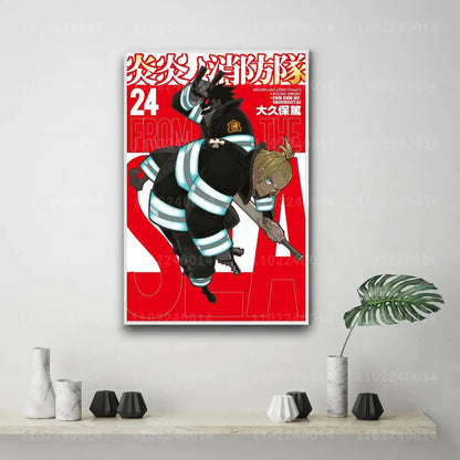 Shinra Kusakabe Canvas Poster