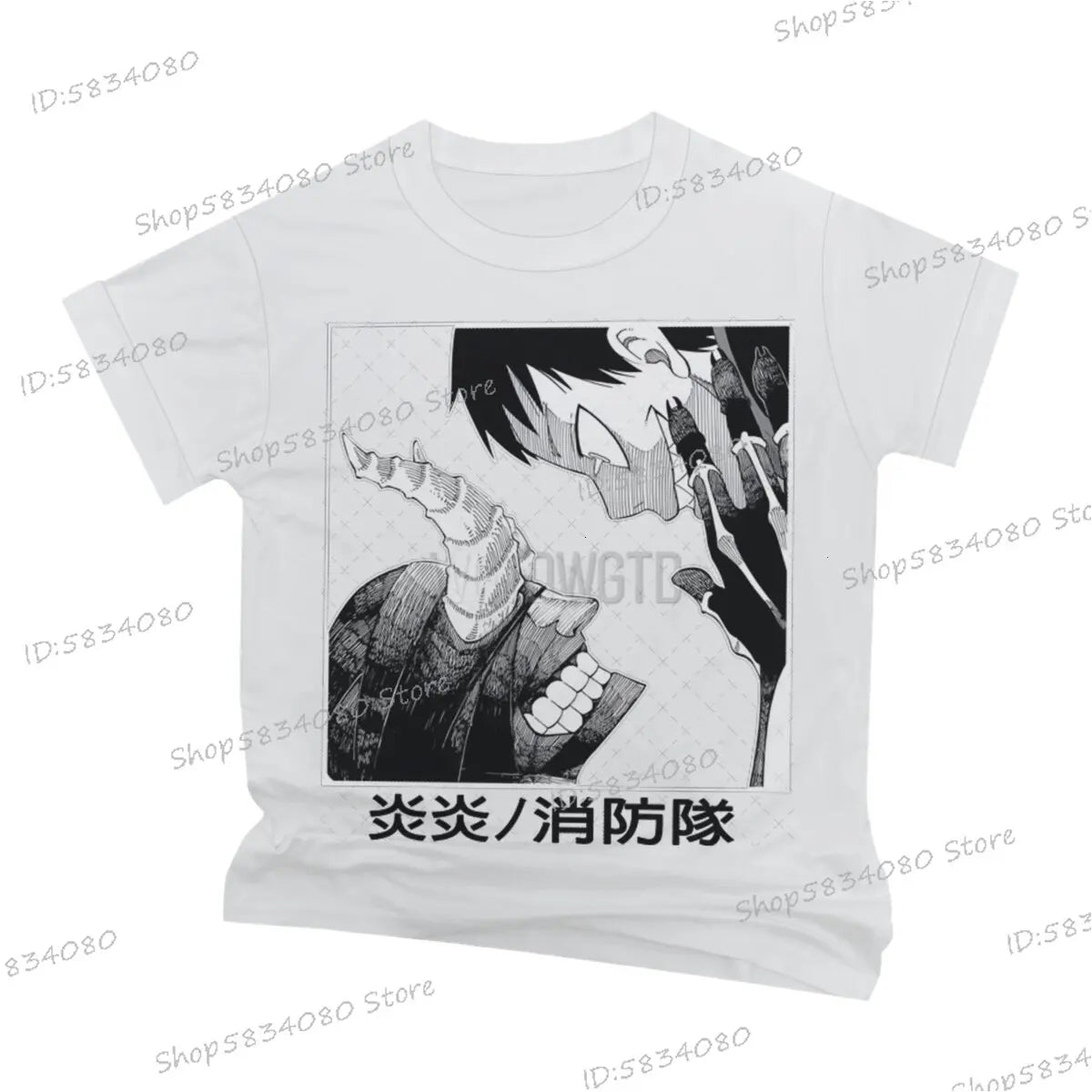 Fire Force T-shrit for Men Women Anime Apparel Soft Tee Gift for Him Fashion Summer Tops Fire Force Graphic Anime Tee T-shirts
