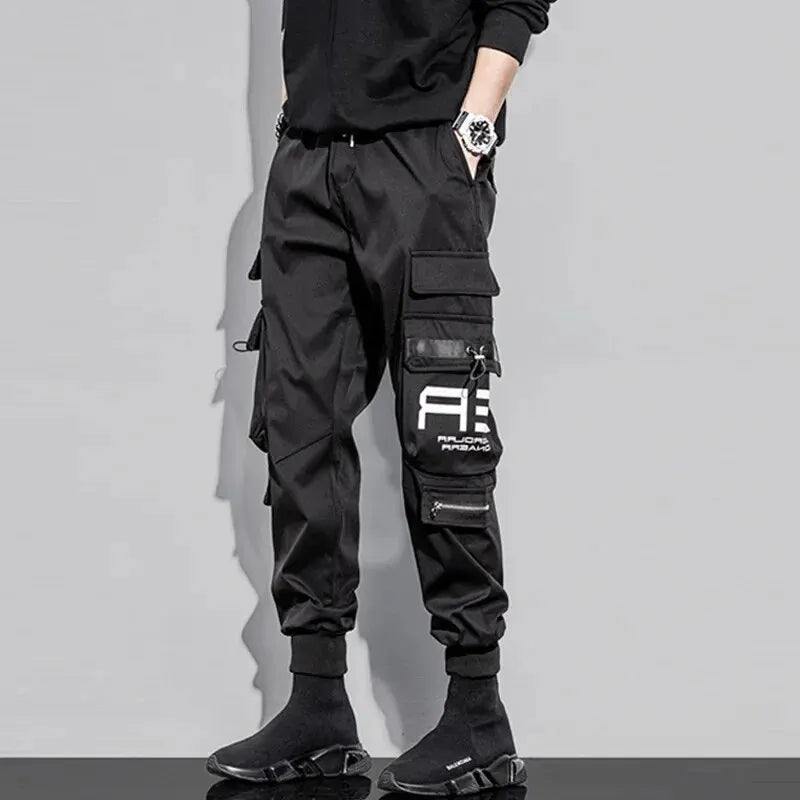 Trendy Japanese Style Casual Men's Cargo Pants