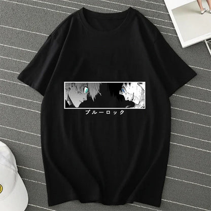 Blue Lock Manga Women Summer Shirt