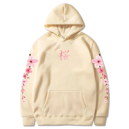 Japanese Blossom Sakura Graphic Hoodiet